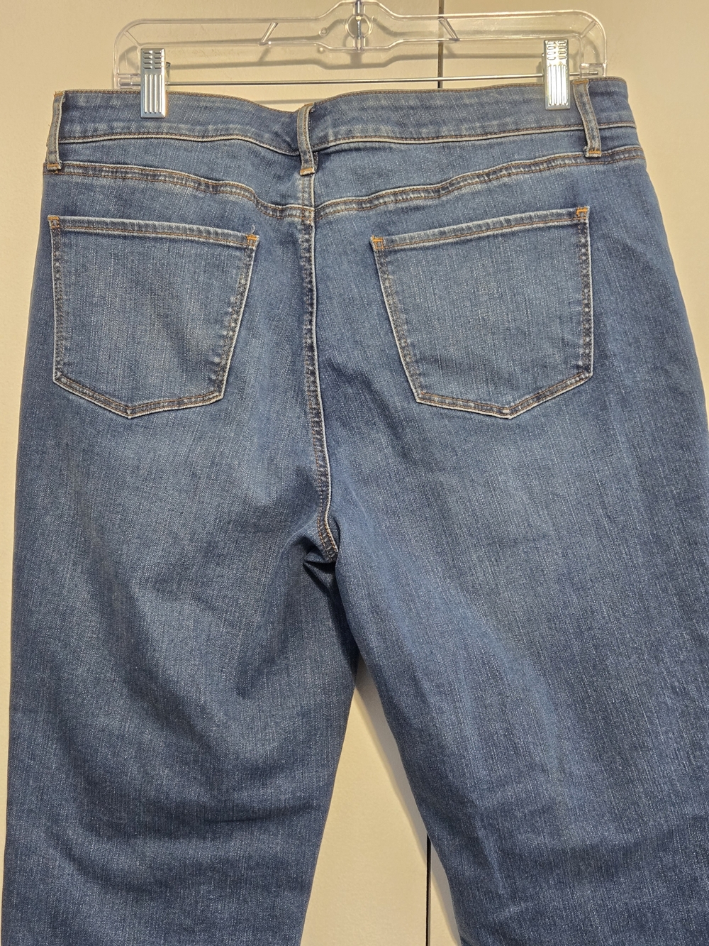 Talbots Petite Straight Leg Jeans Size 14P Medium Wash Stretch Classic Denim - Picture 6 of 7
